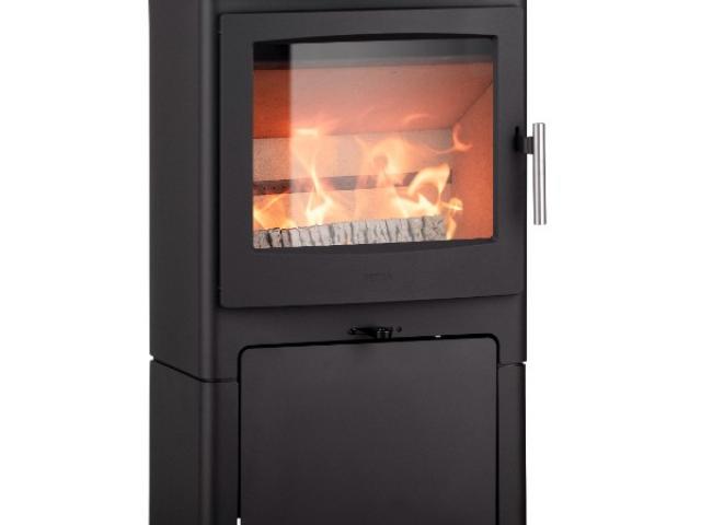 Poêle à bois scandinave SL AMBITION 5 sur Bûcher 