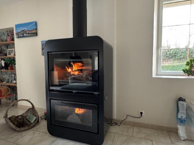 Découvrez le poêle mixte qui change tout ! Le Ungaro Combo Air