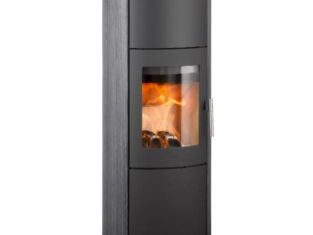 Poêle à bois SL 800 Hêta scan line , le plaisir du feu le design scandinave