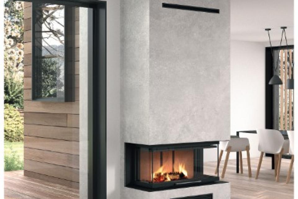 FOYER à bois ROCAL G450 tc 3 vitres