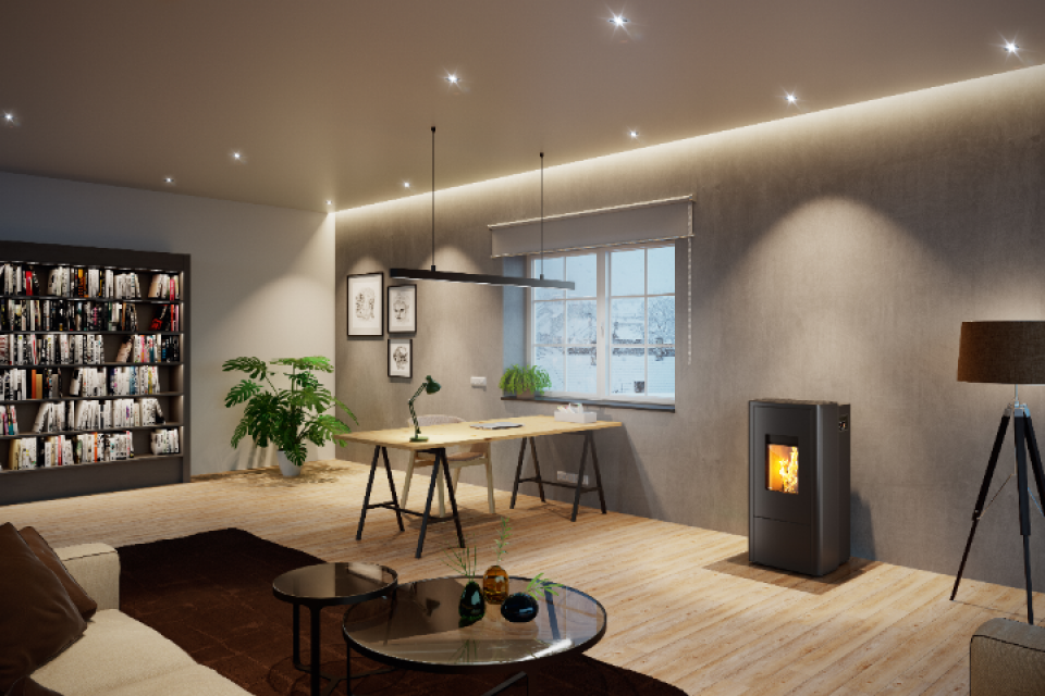 RIKA LIVO : le poêle à granulés compact, simple et efficace 
